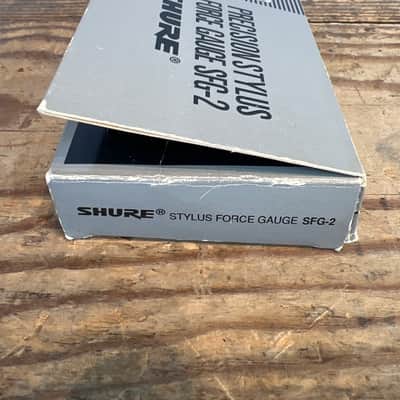 Shure SFG-2 Stylus Tracking Force Gauge for Turntable Cartridges 80s original box image 4