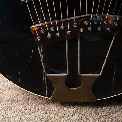 1914 Gibson Style U Harp Guitar image 8