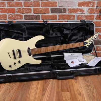 Jackson USA Custom Shop Soloist SL HS MAH TOM Vanilla Shake 2024 w/OHSC image 2