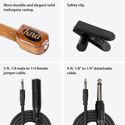 KNA NG-1 Bridge Mounted Piezo Pickup for Classical and Flamenco Guitars image 6