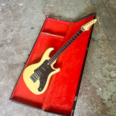 Aria Pro II RS Knight Warrior 1984 - Aged Olympic white original vintage MIJ Japan super strat shredder image 6