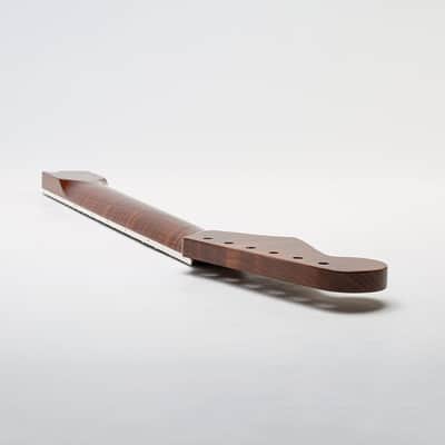 Allparts Select "Licensed by Fender®" AAA+ Roasted Flame Maple "VIN-MOD" Deluxe Replacement Neck for Stratocaster® - Nitro Finish - Bound Fretboard image 10