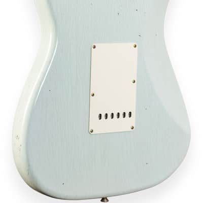 Fender Custom Shop 1959 Stratocaster Journeyman Relic Super Faded Aged Sonic Blue image 4