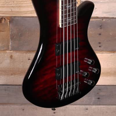 Schecter Stiletto Extreme-5 5-String Bass Black Cherry image 2