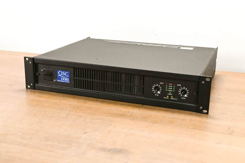 QSC CX302 2-Channel Power Amplifier CG0127D image 1