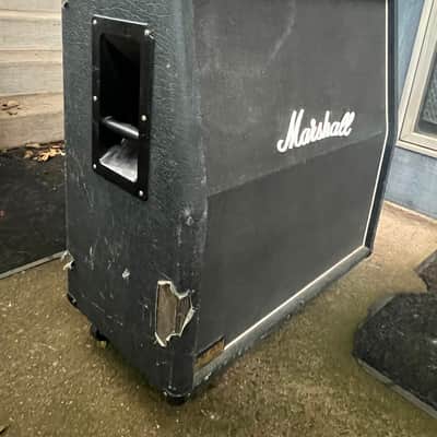 Marshall JCM 900 Lead Series Model 1960A 4x12" Angled Guitar Speaker Cabinet 1990 - 2003 - Black image 2