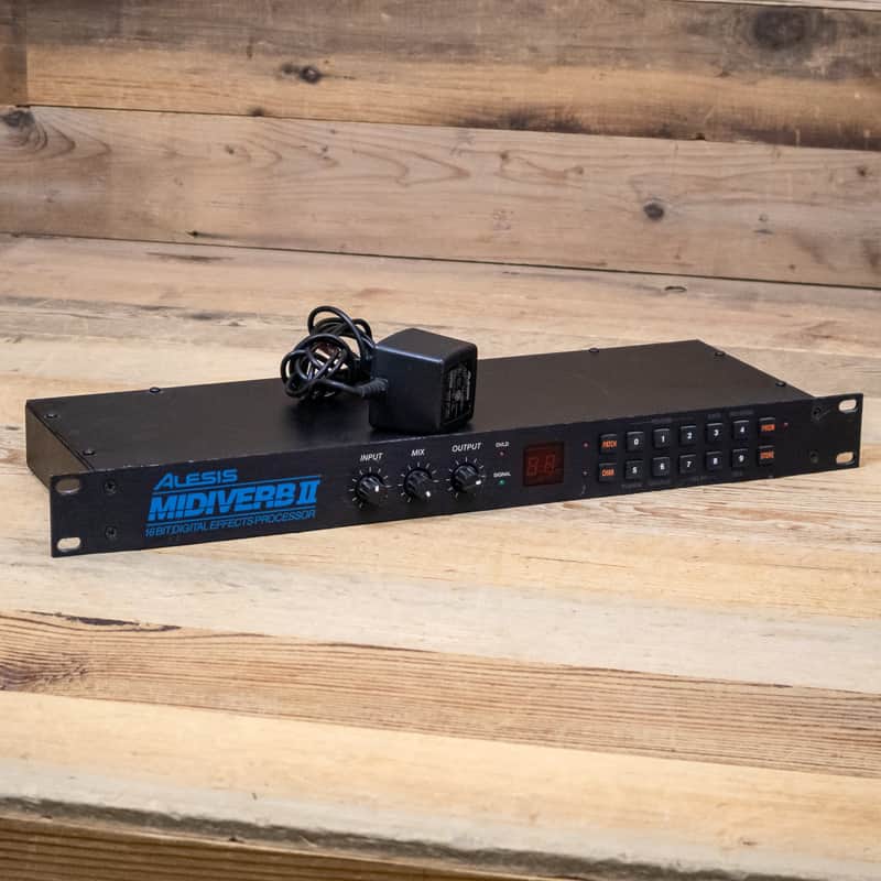 Alesis Midiverb II Reverb Effects Processor with Power Supply FX 2 TWO U286969 image 1