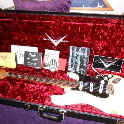 Fender Road Worn 2009-2015 - Olympic White w/ Custom Shop Ancho Poblano hand-wound pickups & CS case image 1
