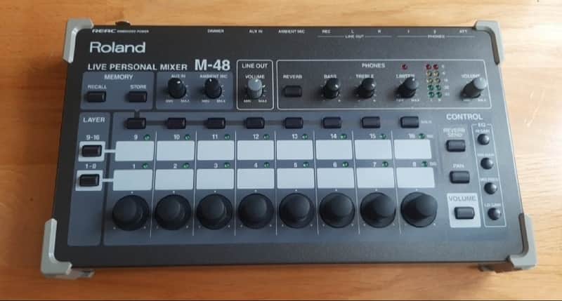 Roland M-48 Live Personal monitor mixer image 1
