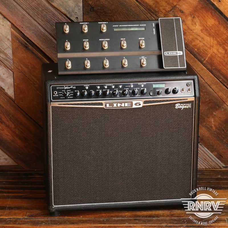 Line 6 Spider Valve 112 MkII 40-Watt 1x12" Digital Modeling Guitar Combo 2009 - 2012 - Black image 1