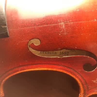 Vintage Giovan Paolo Maggini Brescia 1687 - 1/2 Size Violin. Sale Benefits Music Education Nonprofit! image 6