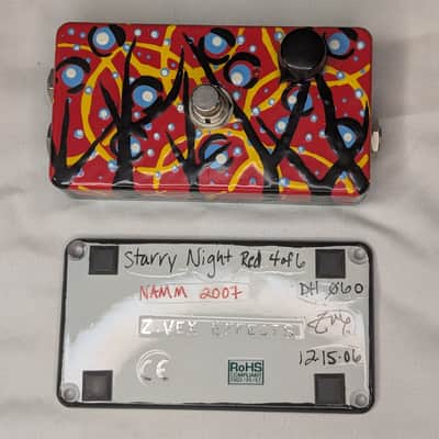 ZVEX Super Hard On SHO – NAMM 2007 Starry Night Red – Hand Painted – 4 of 6 image 1