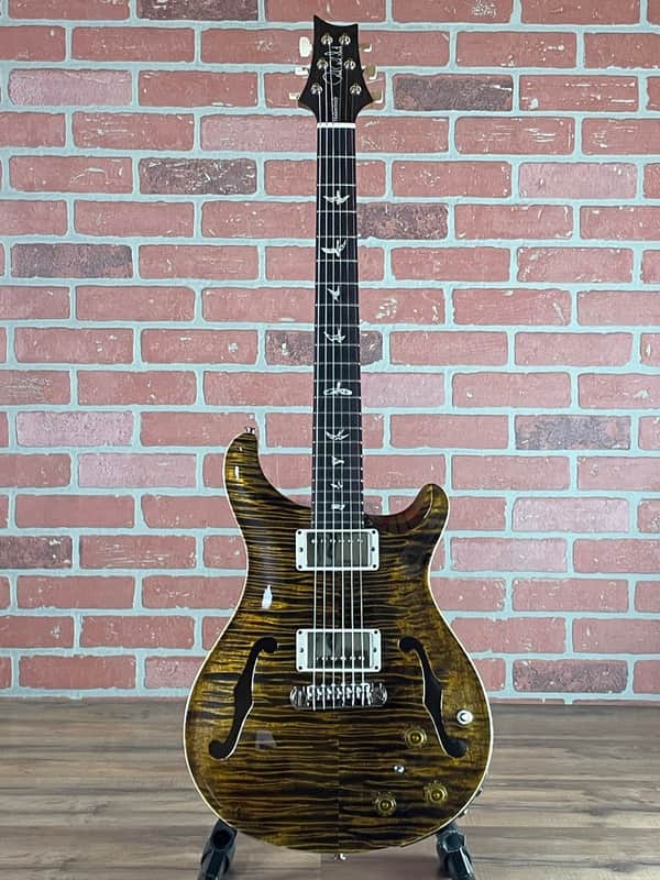 PRS Hollowbody II Piezo Electric Guitar - Yellow Tiger image 1