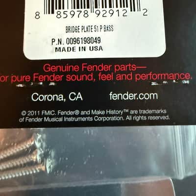 Fender 009-6198 '51 Precision Bass Bridge Plate image 5