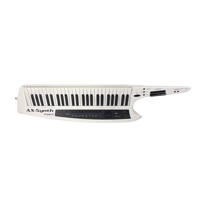 Roland AX-Edge 49-key White Keytar Synthesizer W/HSC (Used) image 1