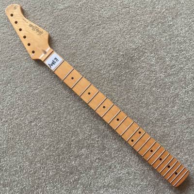 Harley Benton Guitar Strat Style Maple Wood Neck, 22 Frets Fingerboard image 1