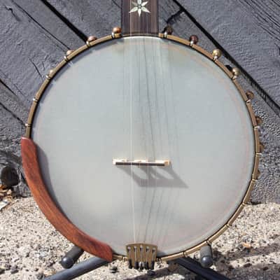 Ome Flora 12" Walnut Open Back Banjo & Case image 3