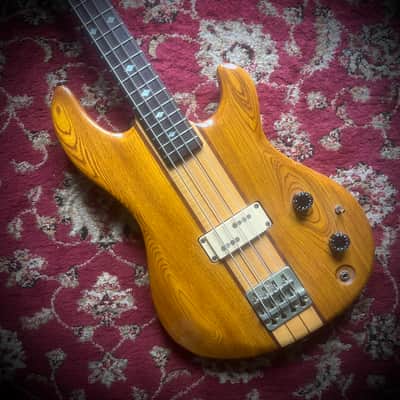 1981 Aria Pro II TSB-550 Tri Sound Bass Neck-Thru Ash Natural MIJ Matsumoku image 3