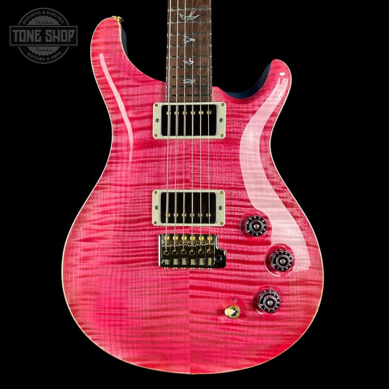 PRS TSG Exclusive Wood Library DGT 10 Top Bonnie Pink w/Frost Blue Metallic Back w/case 0427906 image 1