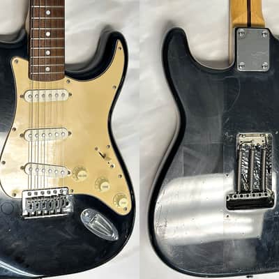 Used AS/IS Squier Affinity Stratocaster Black Electric Guitar image 9