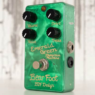 Bearfoot FX BJF Design Emerald Green Distortion Machine image 2