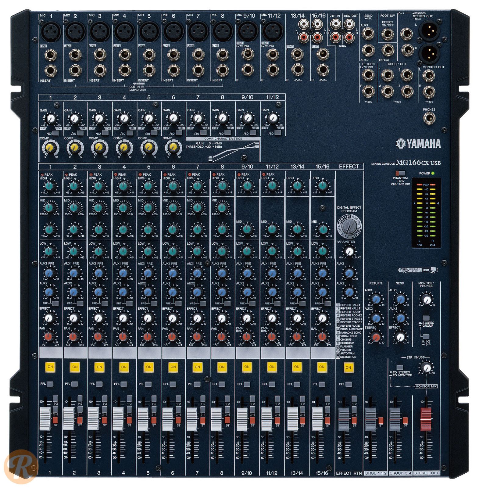Yamaha MG166CX-USB 16 Channel Mixer with USB | Reverb