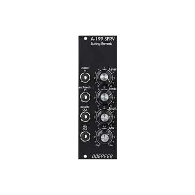 Doepfer A-199-V Eurorack Spring Reverb Module (Vintage Black) image 4