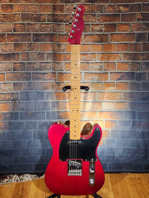 Fender American Telecaster Medallion Partscaster Trans Red Custom Shop Pick Ups image 1