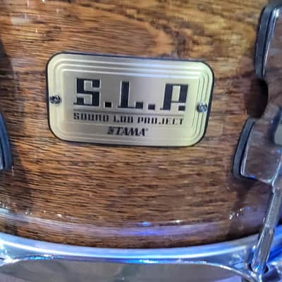 TAMA S.L.P. G-Hickory Snare Drum 14 x 6.5 Gloss Natural Elm image 2
