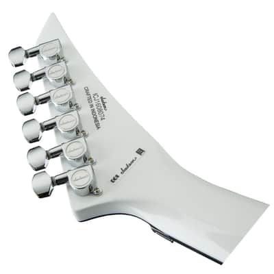 Used Jackson X Series Rhoads RRX24 - Snow White w/Black Pinstripes image 5