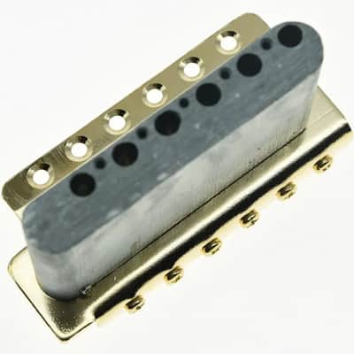 Vintage Guitar Stratocaster Strat Style Tremolo Bridge System in Gold image 4