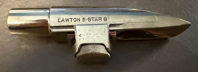 Lawton 5*B Tenor Mouthpiece with Cap in Very Good Condition image 1