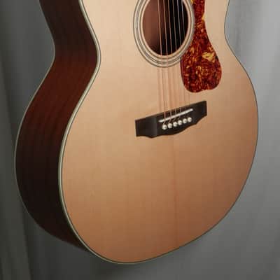 Guild F-240E Natural Satin Jumbo Acoustic Electric Guitar image 4