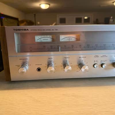 Vintage Toshiba Model SA-725 AM/FM Stereo Receiver FRESH Service Near Mint Case! image 5