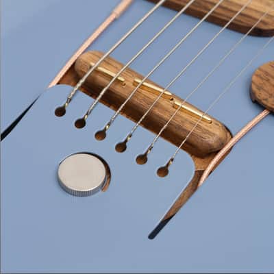 Verso Orbit Baritone 2024. - Dove Blue / Walnut - Sheet Metal Body w/ freely adjustable Magnetic Pickups SC1 Neck & HB2 Bridge - NEW. (Authorized Dealer) image 7
