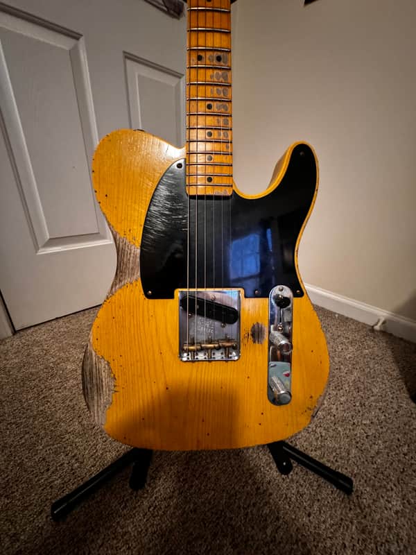 Fender Custom Shop '50 Reissue Esquire LTD Relic w OHSC and Candy 2022 make an offer image 1
