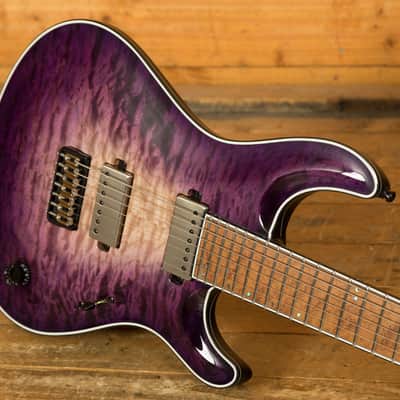 Mayones Regius Core 7 B26.5 - Birdseye Maple - Purple Iris Gloss - 7-String image 5