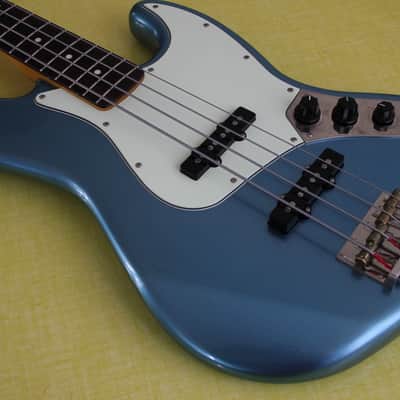 Squier James Johnston Signature Jazz Bass 2010 - Lake Placid Blue image 9