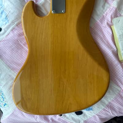 Fender MIJ JB-62 Foto Flame Jazz Bass + Documention 1994 - 1996 - Natural image 11