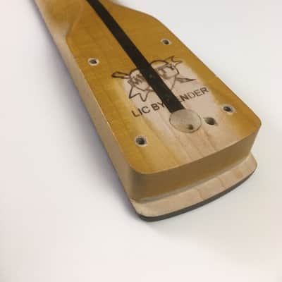 Lefty MJT Custom Aged Relic Fender Strat Guitar Neck Amber Nitro Lacquer Checking image 8