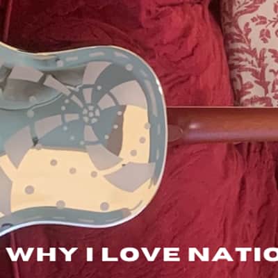 National Reso-Phonic Style 1 EXPLODING PALM Tricone 2023 Mirror Nickel On Brass - IN STOCK NOW! image 10