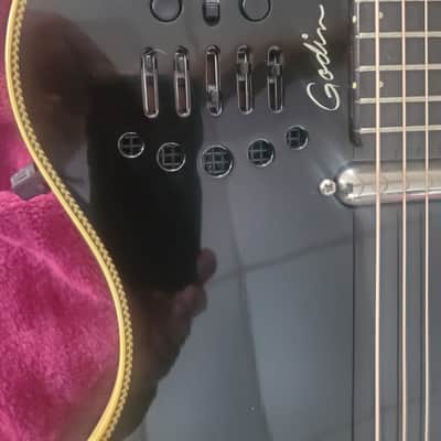 Godin Multiac Spectrum SA Early 2000's - Piano Black image 8
