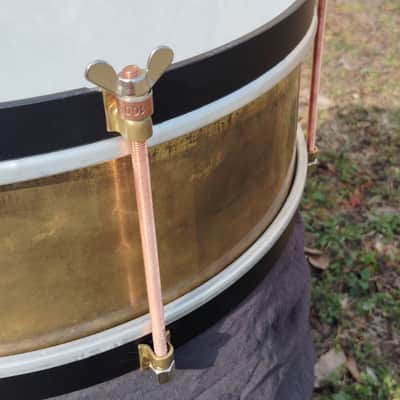 Restored Sonor Antik Vintage Marching Brass Snare from 50s image 18