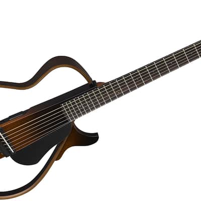 Yamaha SLG200S TBS Acoustic/Electric Steel Strings Silent Guitar Tobacco Sunburst, W/Bag image 2