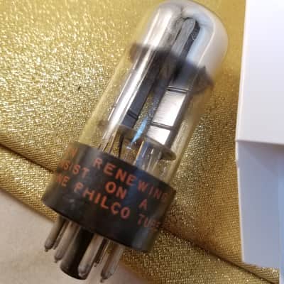 Sylvania 0% perfect Matched Pair (2) 6SN7GTB tNOS AT1000 TESTED Vacuum Tubes T9 Tall glass Chrome top angled T plate dual triode 1956-1957 image 2