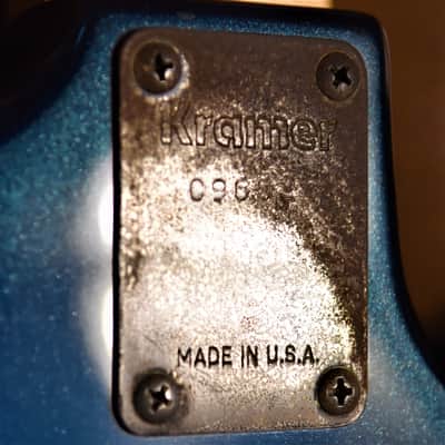 Kramer Pacer Deluxe Custom Lefty 1983 - Metallic Blueburst image 3