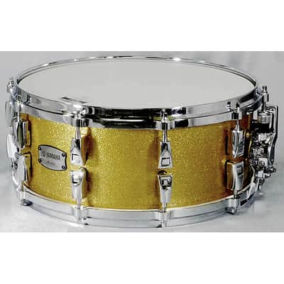 Yamaha Absolute Hybrid Maple 14x6 Snare Drum - Gold Champagne Sparkle - NEW (AMS-1460) image 2
