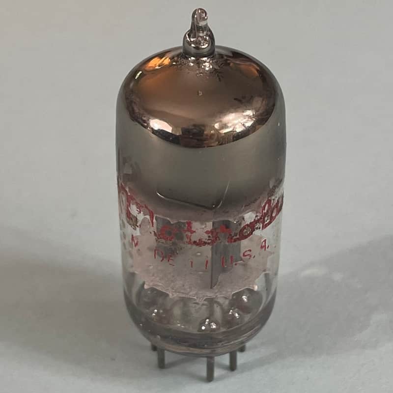 1957 General Electric 12AT7 ECC81 Vintage Motorola GE Preamp Tube!Tests NOS! T45 image 1