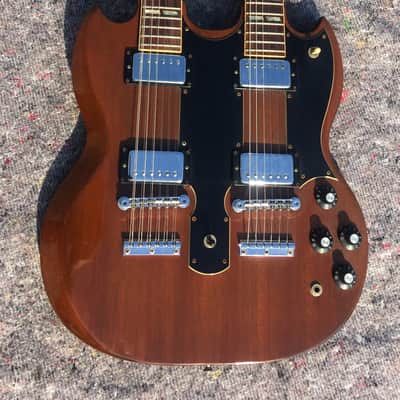 Gibson SG EDS-1275 6/12 Double Neck 1974 - Walnut image 2