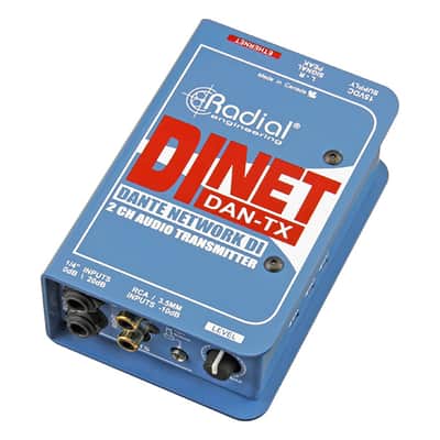 Radial DiNET™ DAN-TX™ 2-Channel Dante Audio Transmitter image 2
